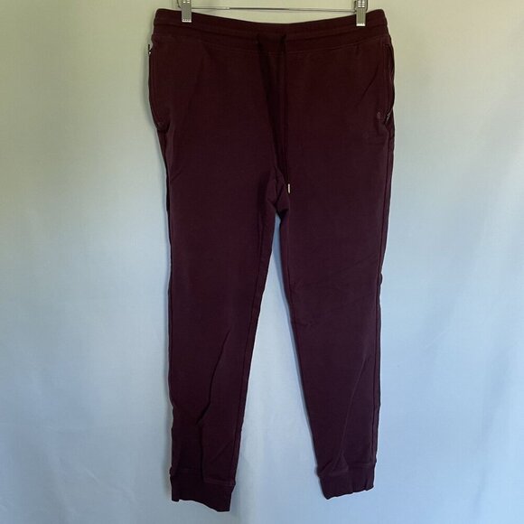 Jockey Pants - Jockey athleisure burgundy pants women's size XL casual pockets drawstring